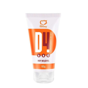 D4 Lubrificante Íntimo Hot Beijável 60g – Sexy Fantasy