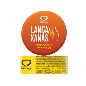 Pomada Excitante Feminino Lança Xanas 7,5g – Sexy Fantasy