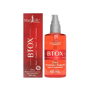 Óleo Reconstrutor Btox 60ml – Mary Life