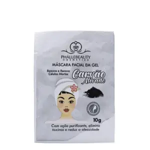 Máscara Facial Carvão Ativado 10g – Phállebeauty