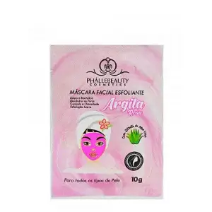 Máscara Facial Argila Rosa 10g – Phállebeauty